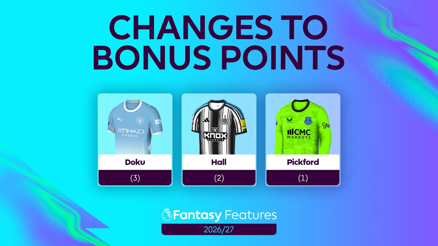 FPL past Bonus Points System aan: dit verandert er vanaf 2026/27